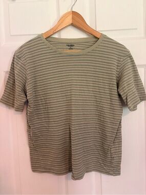 Colorful Planet Linen Striped Shirt